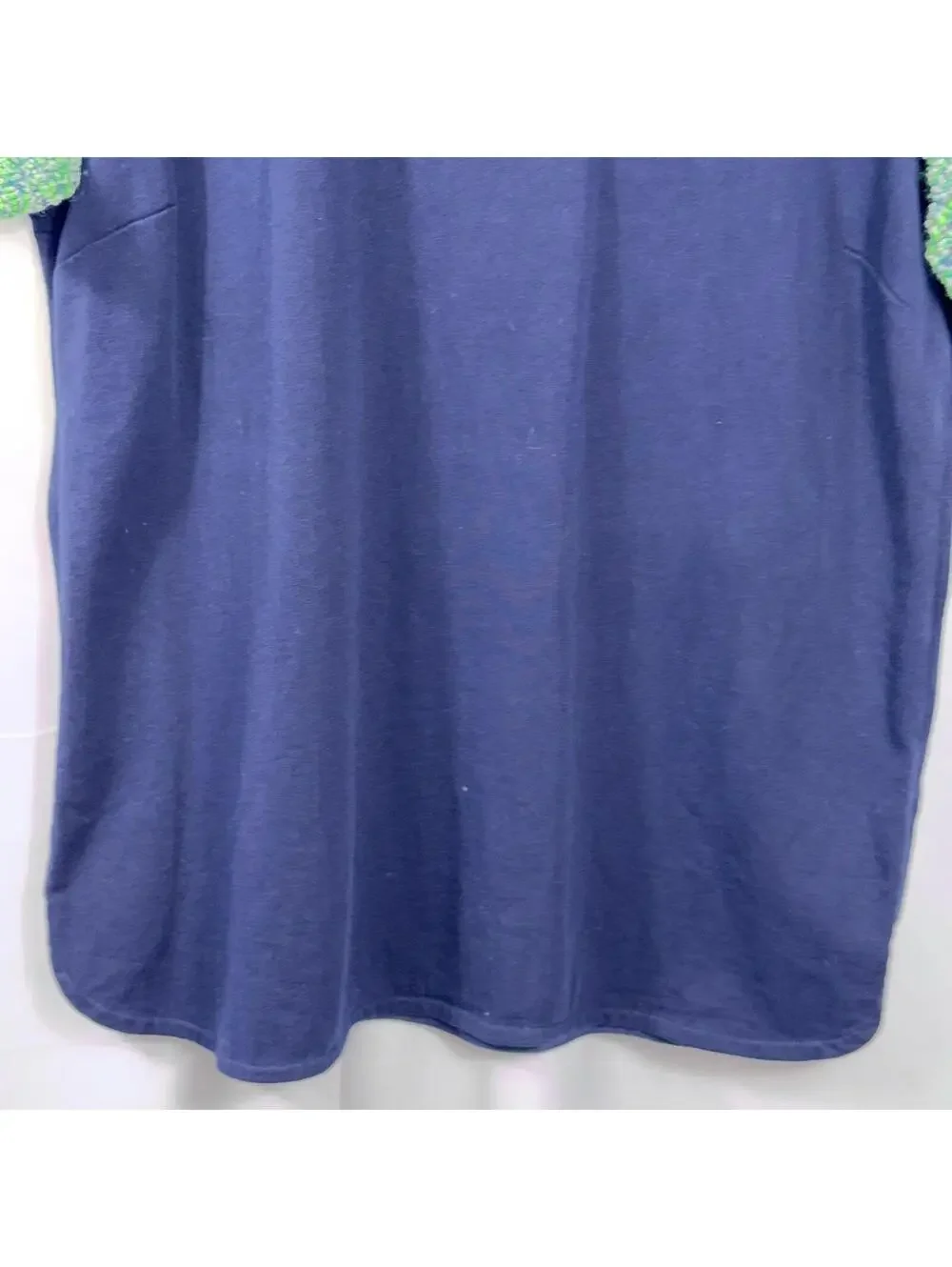 J.Crew Mixed Media Tweed Sleeve Top Size Medium